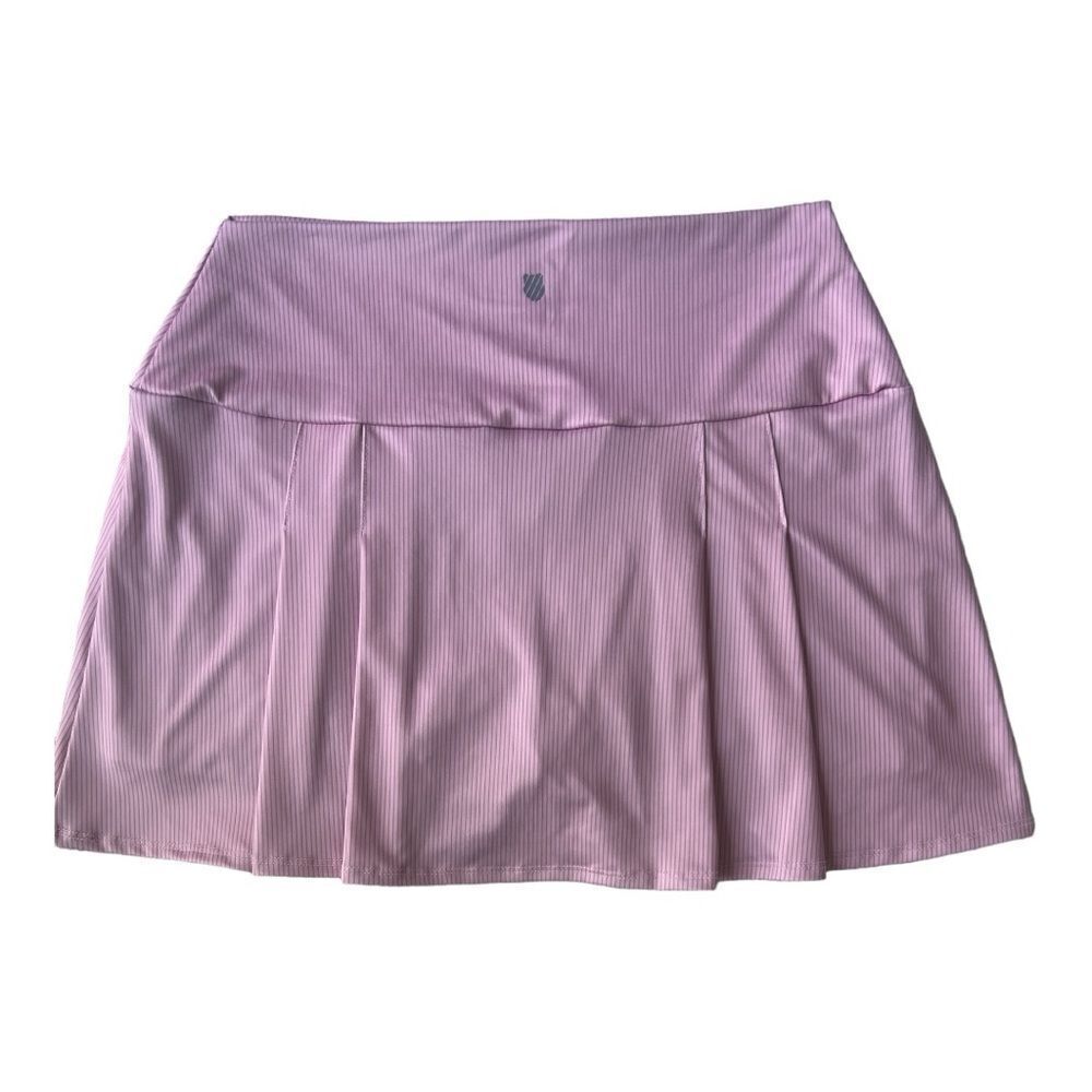 K-Swiss Plum & Soft Berry Pleated Tennis Pickleball Athleisure Miniskort Sz L